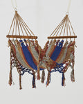 Macrame Mini Hammock/Cat Hammock | Blue, Red, Gray & Khaki